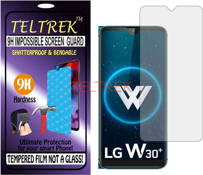 TELTREK Tempered Glass Guard for LG W30 PLUS (Flexible, Unbreakable)(Pack of 1)