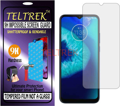 TELTREK Tempered Glass Guard for MOTOROLA G8 POWER LITE (Flexible, Unbreakable)(Pack of 1)
