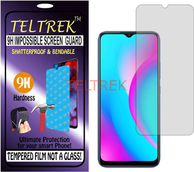 TELTREK Tempered Glass Guard for REALME C15 (Flexible, Unbreakable)(Pack of 1)