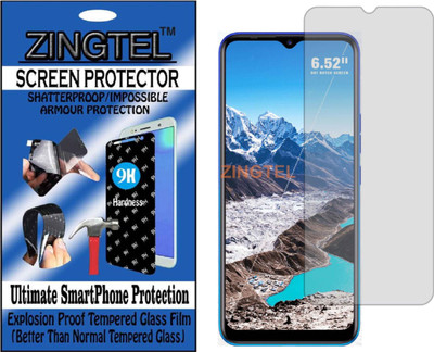 ZINGTEL Tempered Glass Guard for TECNO SPARK 4 (Flexible, Unbreakable)(Pack of 1)