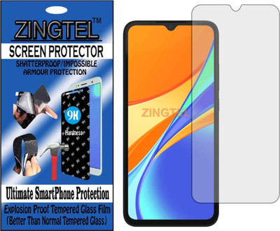 ZINGTEL Tempered Glass Guard for XIAOMI REDMI 9C NFC (Flexible, Unbreakable)(Pack of 1)