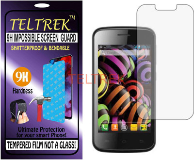TELTREK Tempered Glass Guard for INTEX CLOUD Y12 (Flexible, Unbreakable)(Pack of 1)