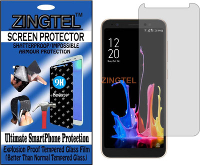 ZINGTEL Tempered Glass Guard for ASUS ZENFONE LITE L1 (Flexible, Unbreakable)(Pack of 1)