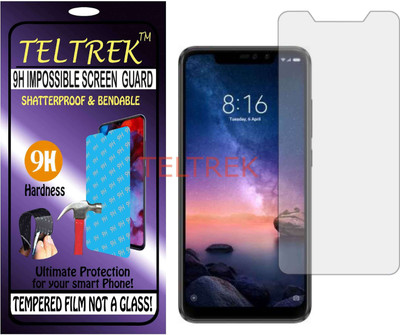 TELTREK Tempered Glass Guard for REDMI NOTE 6 PRO (Flexible, Unbreakable)(Pack of 1)