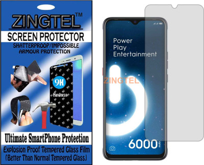 ZINGTEL Tempered Glass Guard for TECNO LC8 (Flexible, Unbreakable)(Pack of 1)