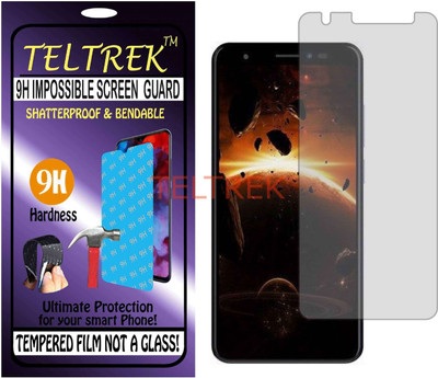TELTREK Tempered Glass Guard for LAVA Z91E (Flexible, Unbreakable)(Pack of 1)