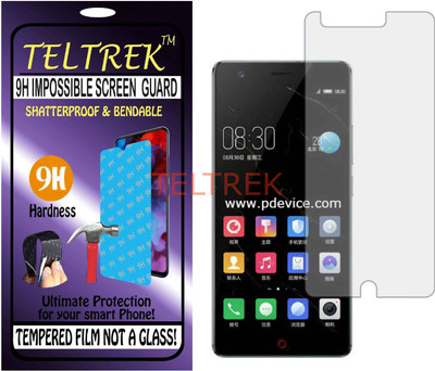 TELTREK Tempered Glass Guard for NUBIA Z17 LITE (Flexible, Unbreakable)(Pack of 1)