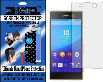 ZINGTEL Tempered Glass Guard for SONY XPERIA M5 DUAL (Flexible, Unbreakable)(Pack of 1)