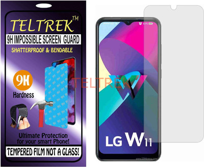 TELTREK Tempered Glass Guard for LG W31 PLUS (Flexible, Unbreakable)(Pack of 1)