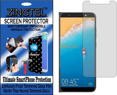 ZINGTEL Tempered Glass Guard for TECNO IN5 CAMON I (Flexible, Unbreakable)(Pack of 1)