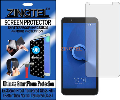 ZINGTEL Tempered Glass Guard for ALCATEL 1X (Flexible, Unbreakable)(Pack of 1)