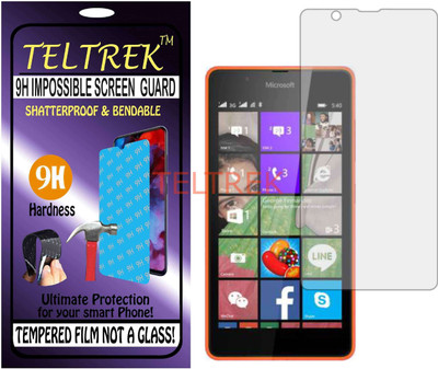 TELTREK Tempered Glass Guard for MICROSOFT LUMIA 540 DUAL SIM (Flexible, Unbreakable)(Pack of 1)
