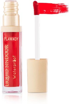 FLAWADY Quick Drying, Long Lasting, Waterproof Liquid Sindoor, 4 ml Liquid Sindoor(Red)