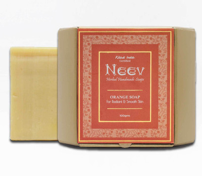 Neev Orange Soap For Radiant and Lustrous Skin(100 g)