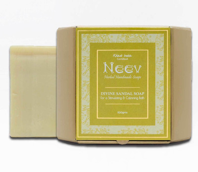 Neev Divine Sandal Soap - For a Stimulating and Calming Bath(100 g)