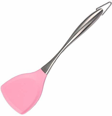 P-PLUS INTERNATIONAL Silicone Spatula with Stainless Steel Core Kitchen Utensils Non-Stick Non-Stick Spatula(Pack of 1)