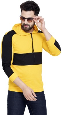 roadmarck Colorblock Men Hooded Neck Multicolor T-Shirt