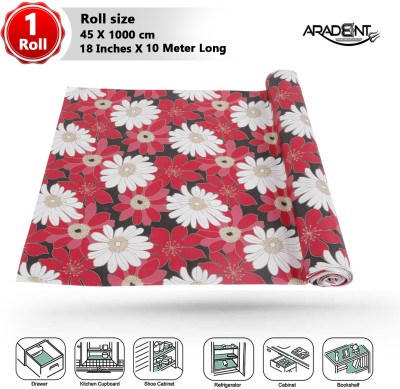 Aradent PVC (Polyvinyl Chloride) Drawer Mat(Red 1 Roll of 18 Inches Wide and 10 Meter Long, Free)