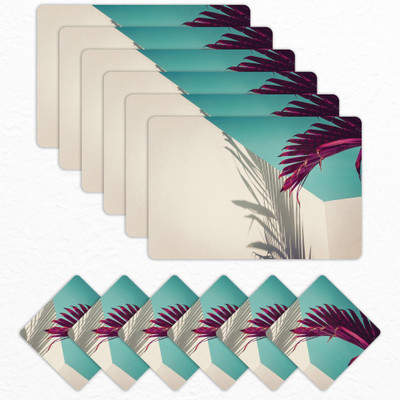 Matworks by Bathla Rectangular Pack of 6 Table Placemat(Multicolor, Polypropylene)