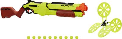 Nerf Rival Saturn XX-1000 Edge Series Targeting Set, Pump-Action, Reactive Moving Target,10 Rounds,90 FPS Guns & Darts