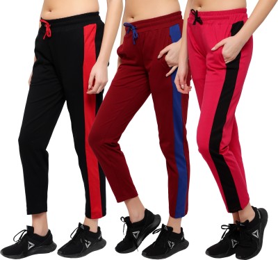 Eha Solid Women Multicolor Track Pants