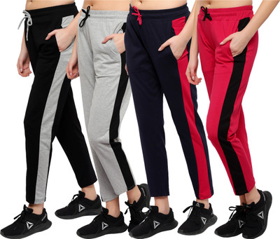 FASHA Colorblock Women Multicolor Track Pants
