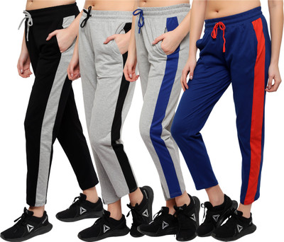 FASHA Striped Women Multicolor Track Pants