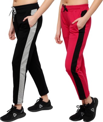 FASHA Colorblock Women Multicolor Track Pants