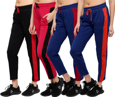 FASHA Solid Women Multicolor Track Pants