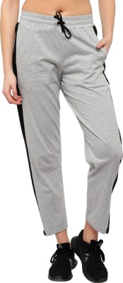 FASHA Solid Women Grey Track Pants