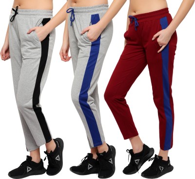 Eha Solid Women Multicolor Track Pants