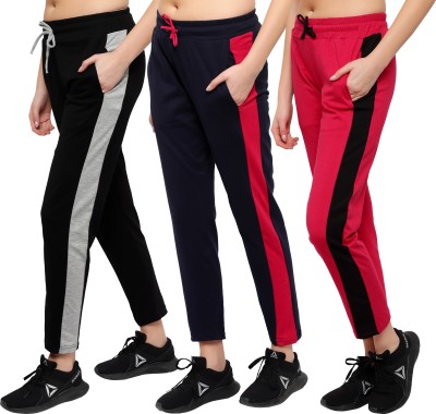 FASHA Solid Women Multicolor Track Pants