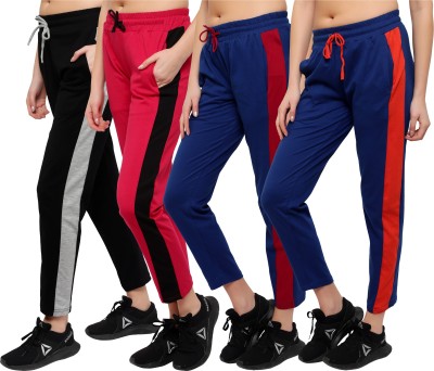 FASHA Solid Women Multicolor Track Pants