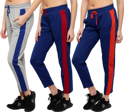 FASHA Colorblock Women Multicolor Track Pants