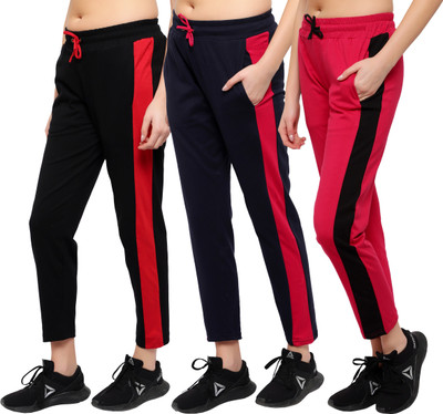 FASHA Colorblock Women Multicolor Track Pants
