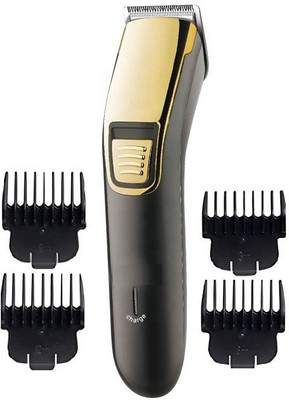 QUALX Fast Charging AT-213 HAIR CLIPPER Trimmer 40 min  Runtime 9 Length Settings(Black)