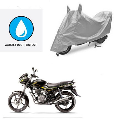 Atulit enterprises Two Wheeler Cover for Bajaj(Discover 100 DTS-i, Silver)