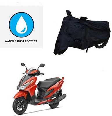 Feel heaven Two Wheeler Cover for Honda(Grazia, Black)