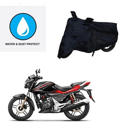 RPSENTTERPR Waterproof Two Wheeler Cover for Hero(CBZ Extreme, Black)