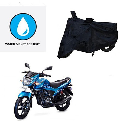 RPSENTTERPR Waterproof Two Wheeler Cover for TVS(Victor New, Black)