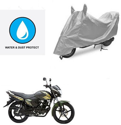 Atulit enterprises Two Wheeler Cover for Yamaha(Saluto, Silver)