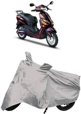 CSC CRAFT Waterproof Two Wheeler Cover for Hero(Electric Optima Plus, Silver)