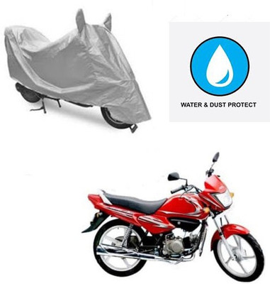 Atulit enterprises Two Wheeler Cover for Hero(Splendor NXG, Silver)