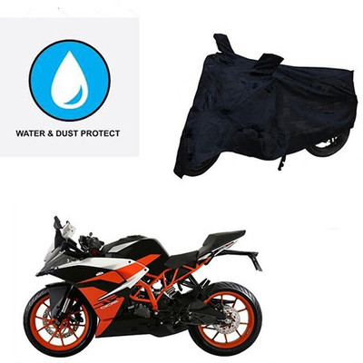 Feel heaven Two Wheeler Cover for KTM(RC 200, Black)