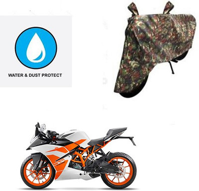 RPSENTTERPR Waterproof Two Wheeler Cover for KTM(Duke 200, Multicolor)