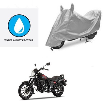 Atulit enterprises Two Wheeler Cover for Bajaj(Avenger 220 Street, Silver)