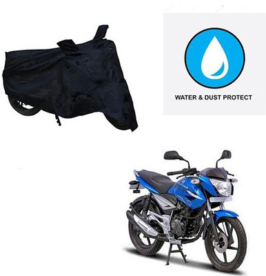 Feel heaven Two Wheeler Cover for Bajaj(XCD 125cc, Black)