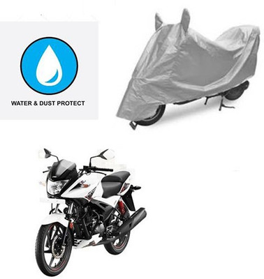 RPSENTTERPR Waterproof Two Wheeler Cover for Hero(Ignitor, Silver)