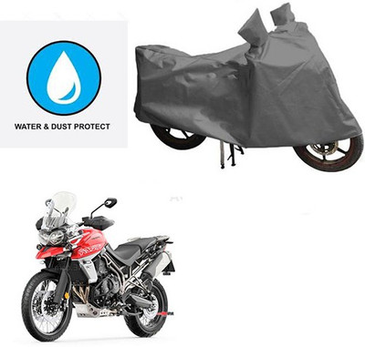 RPSENTTERPR Waterproof Two Wheeler Cover for Triumph(Tiger 800 XCA, Grey)