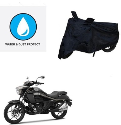 Feel heaven Two Wheeler Cover for Suzuki(Intruder, Black)